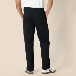 Men's Black Loose Cotton Twill Pants Men's Black Loose Cotton Twill Pants