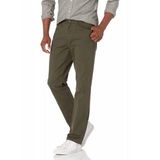 Men's straight-leg five-pocket twill trousers Men's straight-leg five-pocket twill trousers