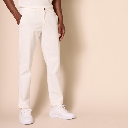 Men's White Sport Fit Pants