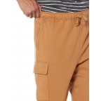 Men's Orange Drawstring Overalls
