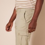 Men's Khaki Stretch Overalls