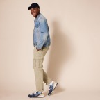 Men's Khaki Stretch Overalls