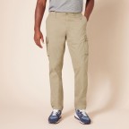Men's Khaki Stretch Overalls
